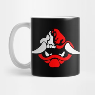 Cyberpunk Samura Oni Mask Mug